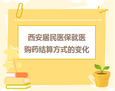 医院公告︱西安居民医保就医、购药结算方式的变化